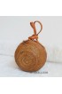 bali rattan sling bags natural ball style handmade